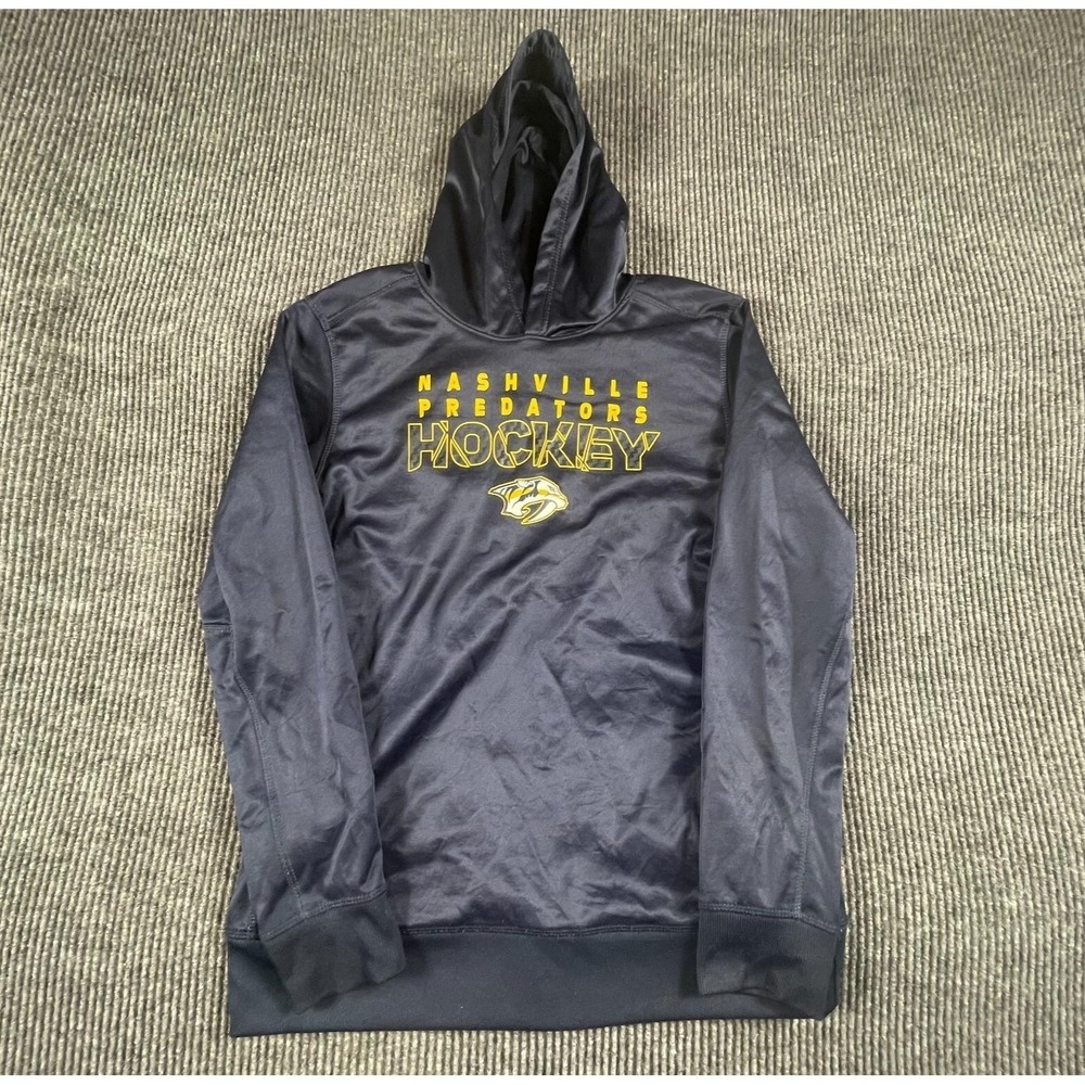 Nashville Predators‎ Hoodie Youth Boys Extra Large XL Blue NHL Hockey Sweatshirt